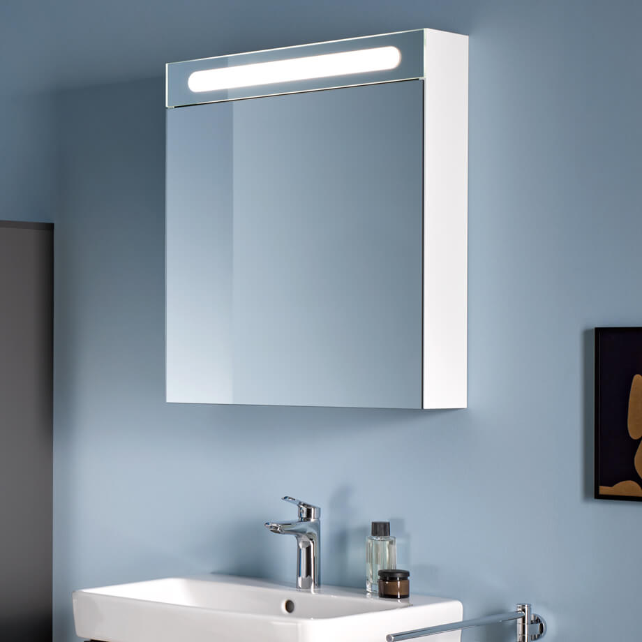 slim bathroom mirror cabinet